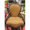 WOOD CARVED STYLE DELUXE OVERSIZED PARLOR CHAIR