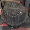 Image 1 : ANTIQUE RATTAN POTATO STORAGE BASKET WITH LID