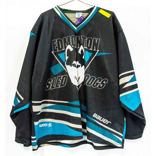 EDMONTON SLED DOGS JERSEY W/TAGS