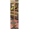 WOODEN COAT RACK 68" TALL