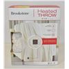 Image 1 : BROOK STONE HEATED THROW 50 IN X 60 IN
