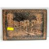 Image 1 : VINTAGE METAL ETCHING WALL DISPLAY