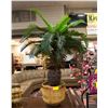 ARTIFICIAL MINI PALM TREE IN BAMBOO PLANTER