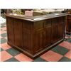 SOLID WOOD REVERSIBLE CORNER BAR UNIT