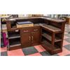 Image 2 : SOLID WOOD REVERSIBLE CORNER BAR UNIT