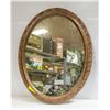 Image 1 : VINTAGE OVAL ESTATE WALL MIRROR 21.5" X 27.5"
