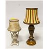 Image 1 : PAIR OF LAMP SHAPED CANDLES