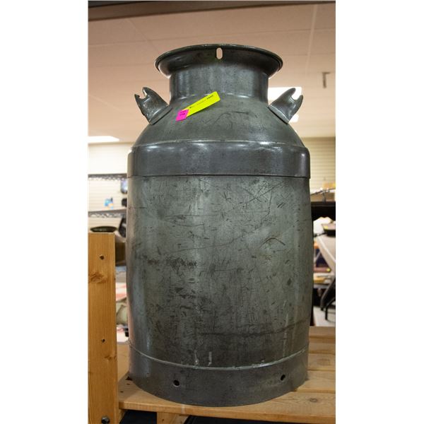 LARGE METAL MILK CAN