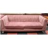 BRAND NEW MODERN DUSTY ROSE SOFA WITH OVERSIZED CHAIR