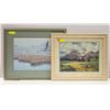 Image 1 : PAIR OF FRAMED ESTATE LANDSCAPE PRINTS