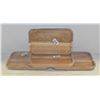 Image 1 : LOT OF 4 NEW WOODEN TRAYS