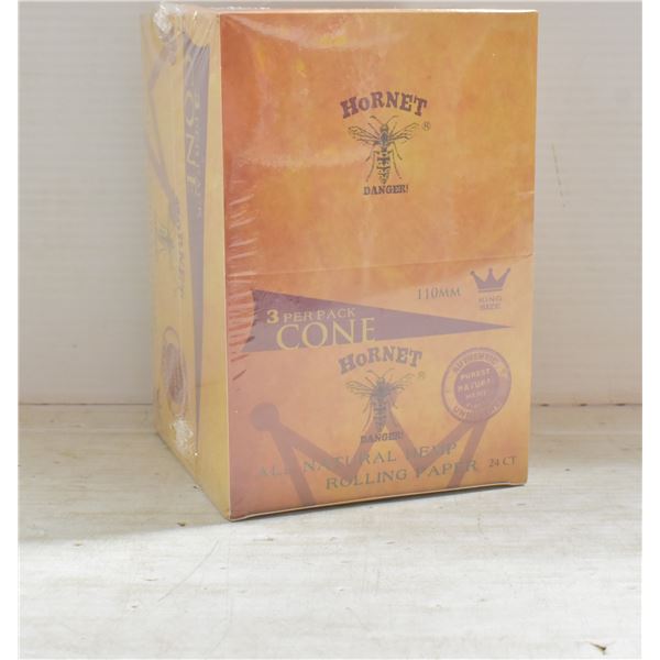 HORNET NATURAL PRE-ROLLED CONES KING SIZE BOX OF