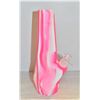 Image 1 : NEW 10" SILICONE PINK WHITE BONG