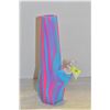 Image 1 : NEW 10" SILICONE PURPLE BLUE BONG