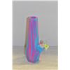 Image 1 : NEW 10" SILICONE PURPLE BLUE BONG