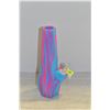Image 1 : NEW 10" SILICONE PURPLE BLUE BONG