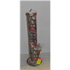 Image 1 : 14" NEW SILICONE STRAIGHT TUBE BONGO PRINTED BONG