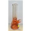 Image 1 : 12" AMBER SWIRL BONG