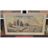 Image 1 : VINTAGE LANDSCAPE PICTURE, 44 IN. X 24 IN.