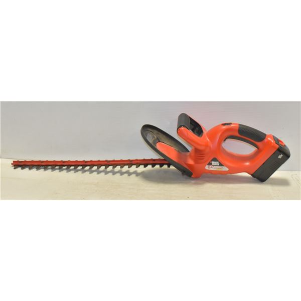 B&D HEDGEHOG HEDGE TRIMMER - NO CHARGER