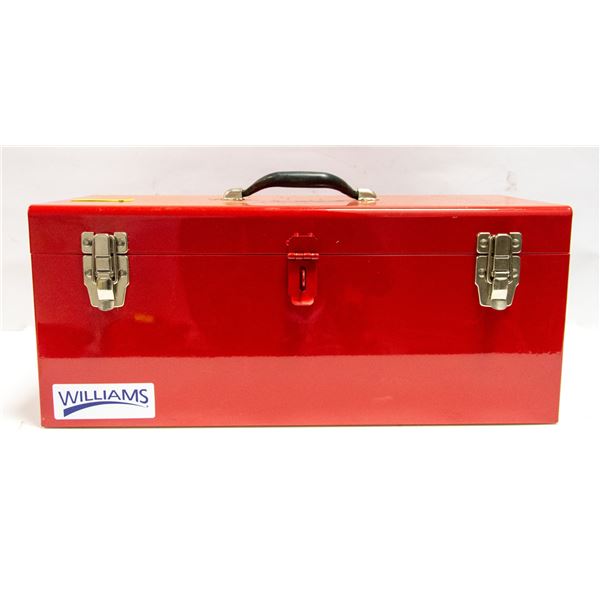 NEW RED TOOL BOX