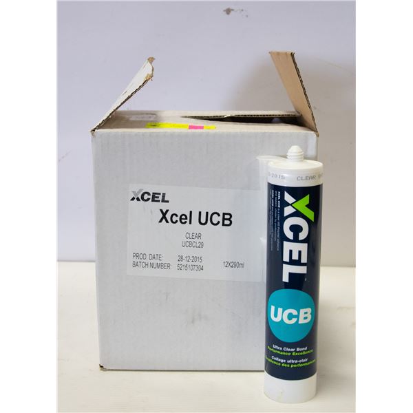 CASE OF CLEAR UCB ADVESIVE & SEALANT