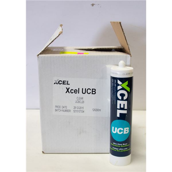 CASE OF CLEAR UCB ADVESIVE & SEALANT