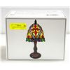 Image 1 : GENUINE STAIN GLASS TIFFANY LAMP