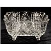 Image 1 : PINWHEEL CRYSTAL FOOTED BOWL