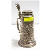 Image 1 : LARGE VINTAGE SILVER PLATED COLLECTIBLE STEIN