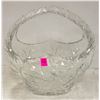 Image 1 : LARGE PINWHEEL CRYSTAL BASKET