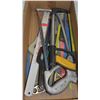 BOX OF HAND SAWS AND BLADES