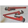 Image 1 : LOT OF 3 PIPE WRENCHES