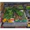 Image 1 : PALLET WITH ARTIFICIAL FLOWERS AND PLANTS