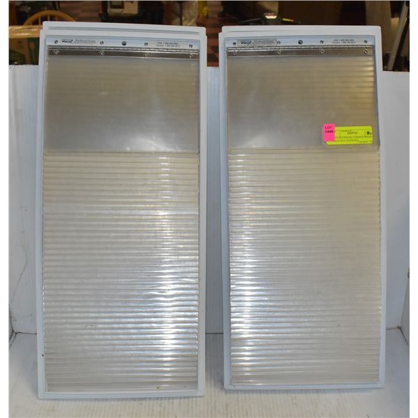 LOT OF 4 VISUAL CARDEX HOLDERS EACH W/42 WINDOWS