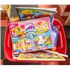 Image 1 : TOTE OF KIDS TOYS