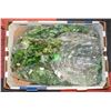 Image 1 : FLAT OF FAUX VINES SOLD WITH METAL FRUIT BASKET