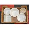 Image 1 : FLAT OF WHITE CERAMIC POTS