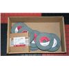 Image 1 : 8 NEW 6" X 3/4" X 1" CARBORUNDUM GRINDING WHEEL