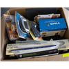 LARGE BOX OF ELECTRONICS INCLUDING DVD PLAYERS,