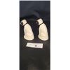 Image 2 : PAIR VINTAGE RCA NIPPER DOG PORCELAIN SALT & PEPPER SHAKERS