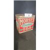 Image 1 : EARLY VINTAGE MORSES TEA TIN OF HALIFAX, CANADA