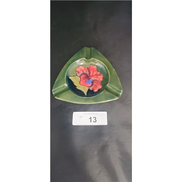 MOORCROFT "HIBISCUS" ASHTRAY