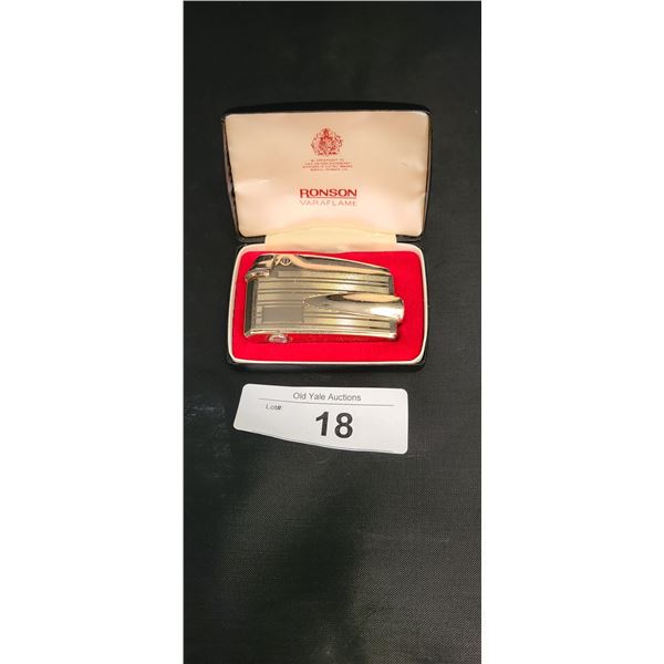 VINTAGE RONSON VERAFLAME "ATOMIC ERA" LIGHTER