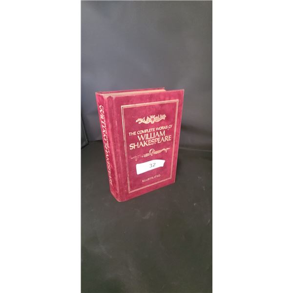 THE COMPLETE WORKS OF WILLIAM SHAKESPEARE ILLUSTRATED EDITION HARD COVER