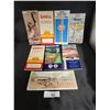 Image 1 : COLLECTION EIGHT VINTAGE GAS STATION ROAD MAPS