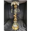 Image 1 : VINTAGE CRYSTAL DROP FIGURAL LAMP BASE