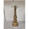 Image 1 : VINTAGE CRYSTAL DROP ORNATE LAMP BASE