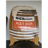 Image 1 : VINTAGE RICHARDSON ROOT BEER BARREL METAL SIGN