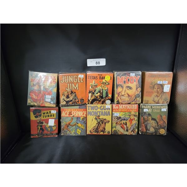 10 VINTAGE BIG LITTLE BOOKS